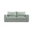 Grena 3-Sitzer Sofa mit Schlaffunktion, ausklappbar, aus Strukturierter Stoff in Minze (BABEL SAFIRA), 205x100 cm von Cosmopolitan Design – Bild 1