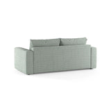 Grena 3-Sitzer Sofa mit Schlaffunktion, ausklappbar, aus Strukturierter Stoff in Minze (BABEL SAFIRA), 205x100 cm von Cosmopolitan Design – Bild 5