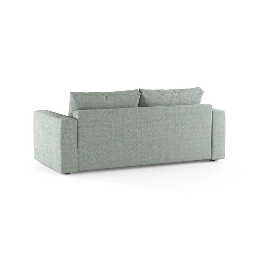Grena 3-Sitzer Sofa mit Schlaffunktion, ausklappbar, aus Strukturierter Stoff in Minze (BABEL SAFIRA), 205x100 cm von Cosmopolitan Design – Bild 5