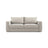 Grena 3-Sitzer Sofa mit Schlaffunktion, ausklappbar, aus Strukturierter Stoff in Sand (BABEL SAND), 205x100 cm von Cosmopolitan Design – Bild 1