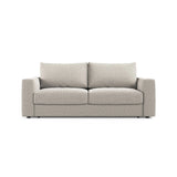 Grena 3-Sitzer Sofa mit Schlaffunktion, ausklappbar, aus Strukturierter Stoff in Sand (BABEL SAND), 205x100 cm von Cosmopolitan Design – Bild 1