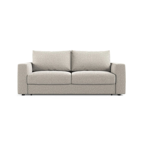 Grena 3-Sitzer Sofa mit Schlaffunktion, ausklappbar, aus Strukturierter Stoff in Sand (BABEL SAND), 205x100 cm von Cosmopolitan Design – Bild 1