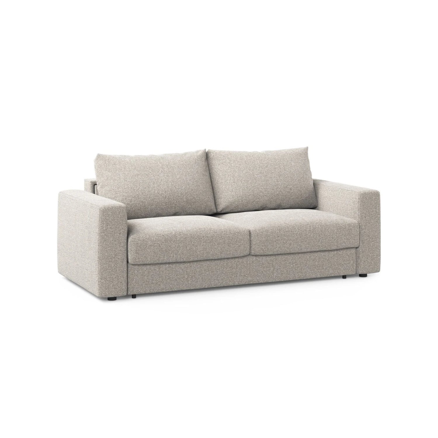 Grena 3-Sitzer Sofa mit Schlaffunktion, ausklappbar, aus Strukturierter Stoff in Sand (BABEL SAND), 205x100 cm von Cosmopolitan Design – Bild 3