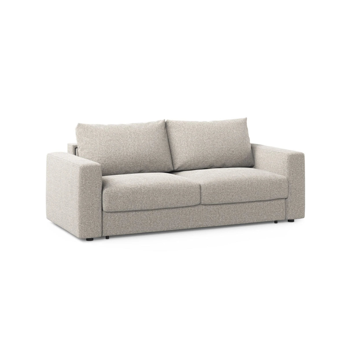 Grena 3-Sitzer Sofa mit Schlaffunktion, ausklappbar, aus Strukturierter Stoff in Sand (BABEL SAND), 205x100 cm von Cosmopolitan Design – Bild 3