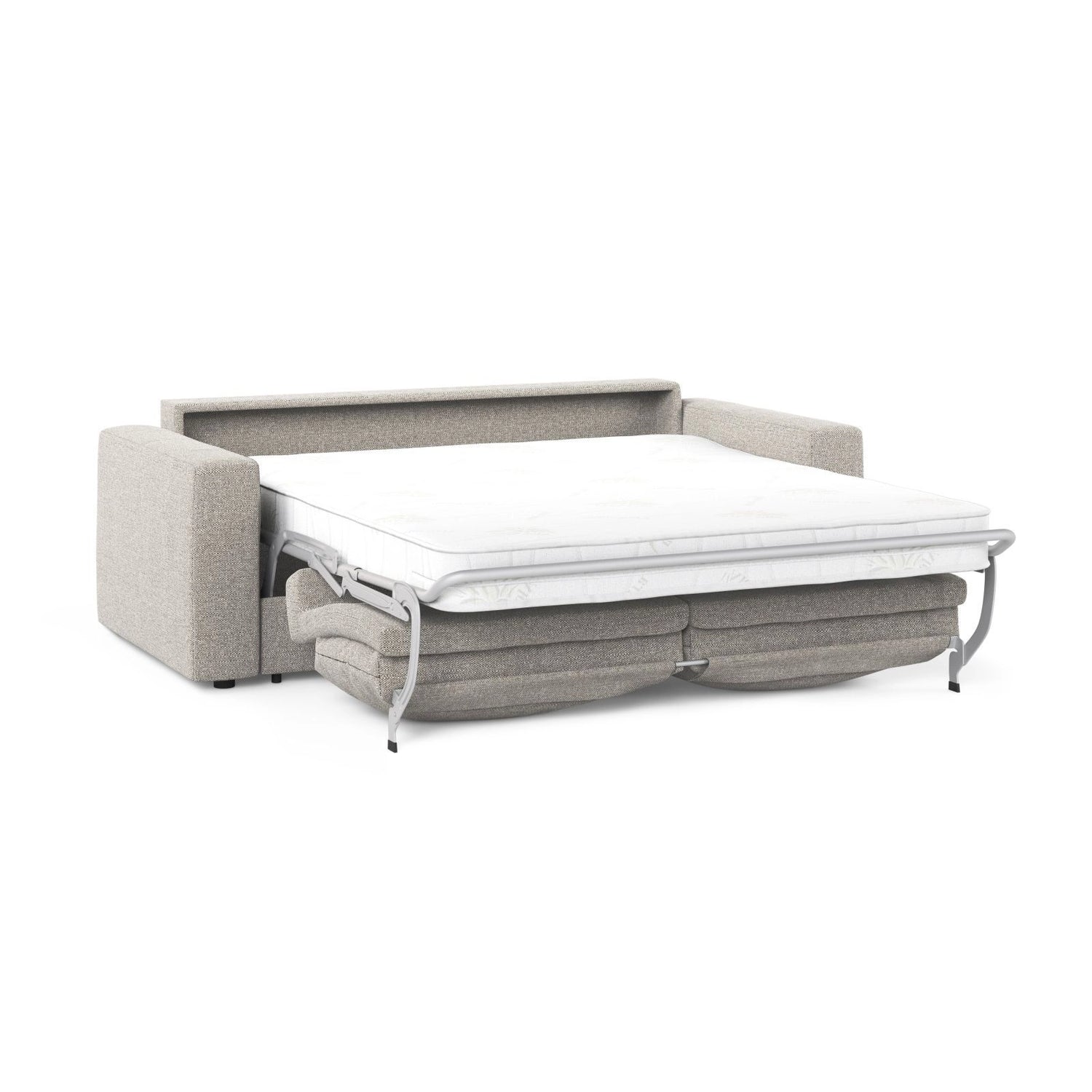 Grena 3-Sitzer Sofa mit Schlaffunktion, ausklappbar, aus Strukturierter Stoff in Sand (BABEL SAND), 205x100 cm von Cosmopolitan Design – Bild 4