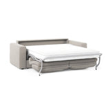 Grena 3-Sitzer Sofa mit Schlaffunktion, ausklappbar, aus Strukturierter Stoff in Sand (BABEL SAND), 205x100 cm von Cosmopolitan Design – Bild 4