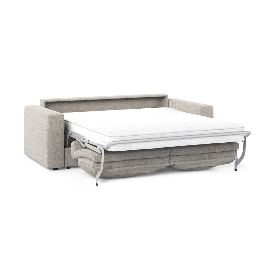 Grena 3-Sitzer Sofa mit Schlaffunktion, ausklappbar, aus Strukturierter Stoff in Sand (BABEL SAND), 205x100 cm von Cosmopolitan Design – Bild 4
