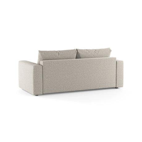 Grena 3-Sitzer Sofa mit Schlaffunktion, ausklappbar, aus Strukturierter Stoff in Sand (BABEL SAND), 205x100 cm von Cosmopolitan Design – Bild 5