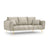 Hastings 3-Sitzer Sofa aus Samt in Beige (Fancy 06), 220x97x75 cm von Cosmopolitan Design – Bild 1