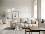 Hastings 3-Sitzer Sofa aus Samt in Beige (Fancy 06), 220x97x75 cm von Cosmopolitan Design – Bild 2