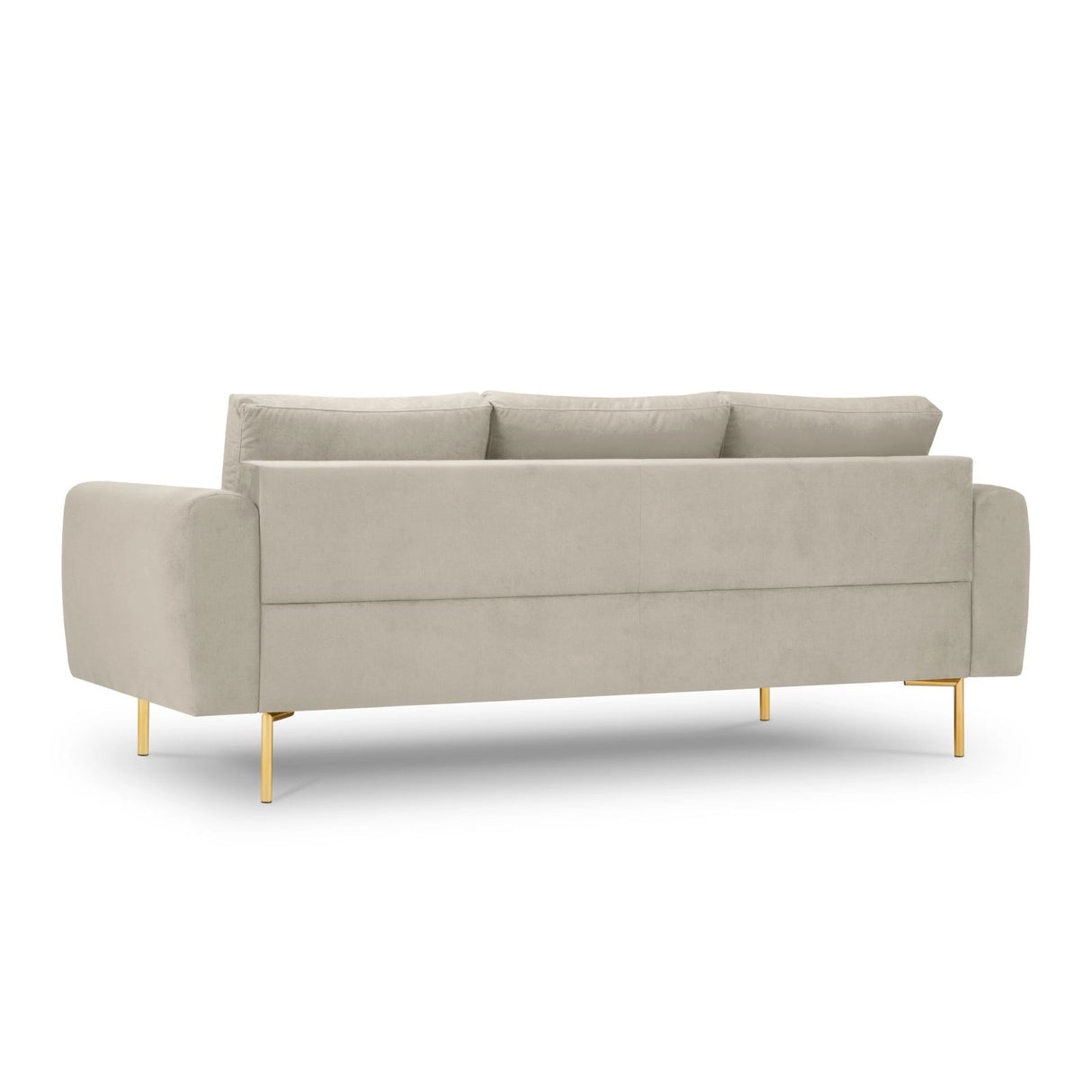 Hastings 3-Sitzer Sofa aus Samt in Beige (Fancy 06), 220x97x75 cm von Cosmopolitan Design – Bild 5