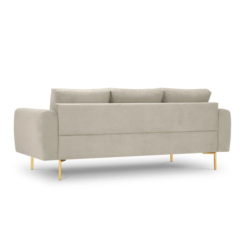 Hastings 3-Sitzer Sofa aus Samt in Beige (Fancy 06), 220x97x75 cm von Cosmopolitan Design – Bild 5