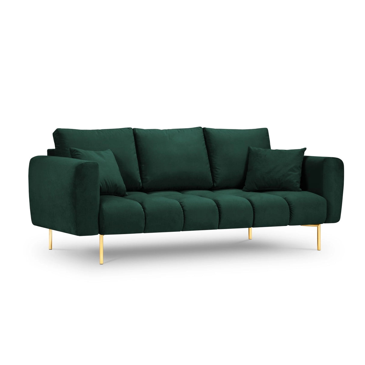 Hastings 3-Sitzer Sofa aus Samt in Flaschengrün (Fancy 39), 220x97x75 cm von Cosmopolitan Design – Bild 1