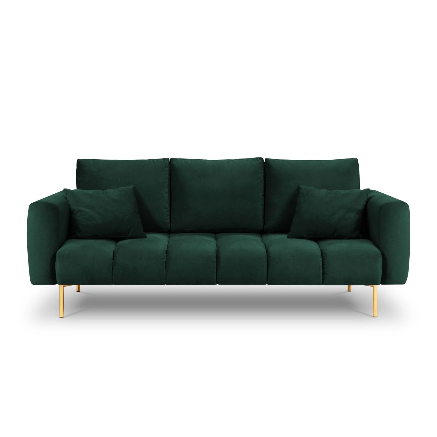 Hastings 3-Sitzer Sofa aus Samt in Flaschengrün (Fancy 39), 220x97x75 cm von Cosmopolitan Design – Bild 4
