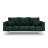 Hastings 3-Sitzer Sofa aus Samt in Flaschengrün (Fancy 39), 220x97x75 cm von Cosmopolitan Design – Bild 4