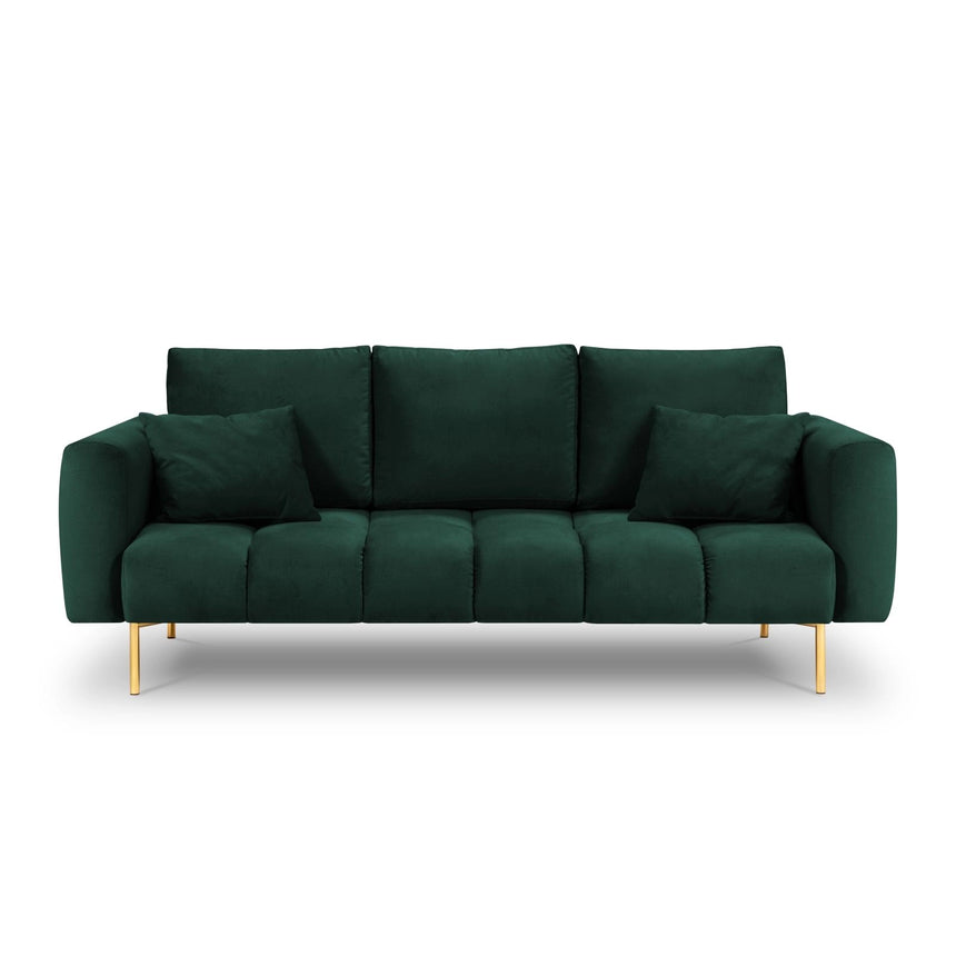 Hastings 3-Sitzer Sofa aus Samt in Flaschengrün (Fancy 39), 220x97x75 cm von Cosmopolitan Design – Bild 4