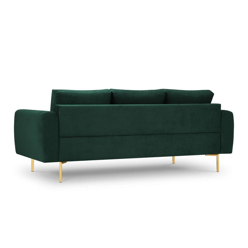 Hastings 3-Sitzer Sofa aus Samt in Flaschengrün (Fancy 39), 220x97x75 cm von Cosmopolitan Design – Bild 5