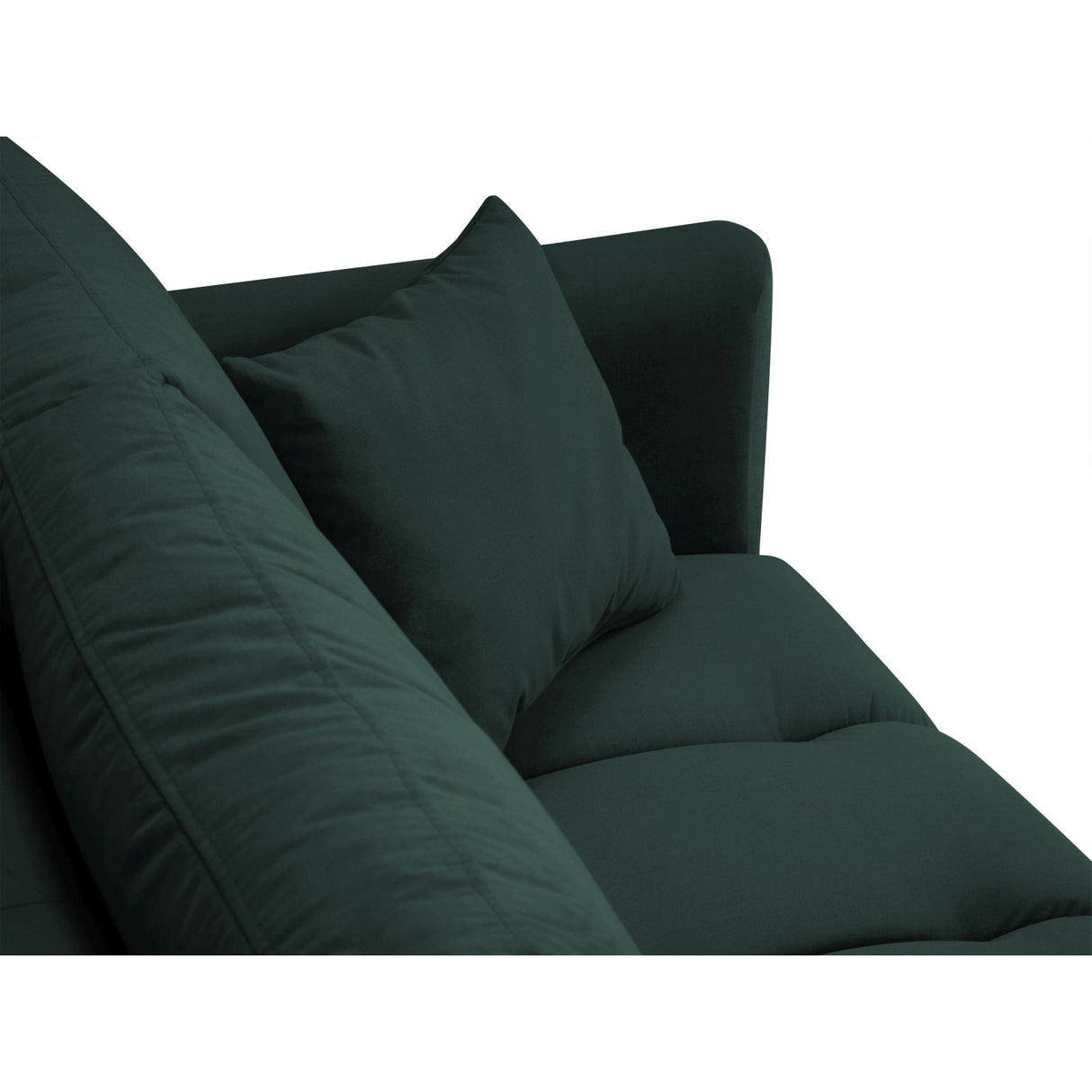 Hastings 3-Sitzer Sofa aus Samt in Flaschengrün (Fancy 39), 220x97x75 cm von Cosmopolitan Design – Bild 6