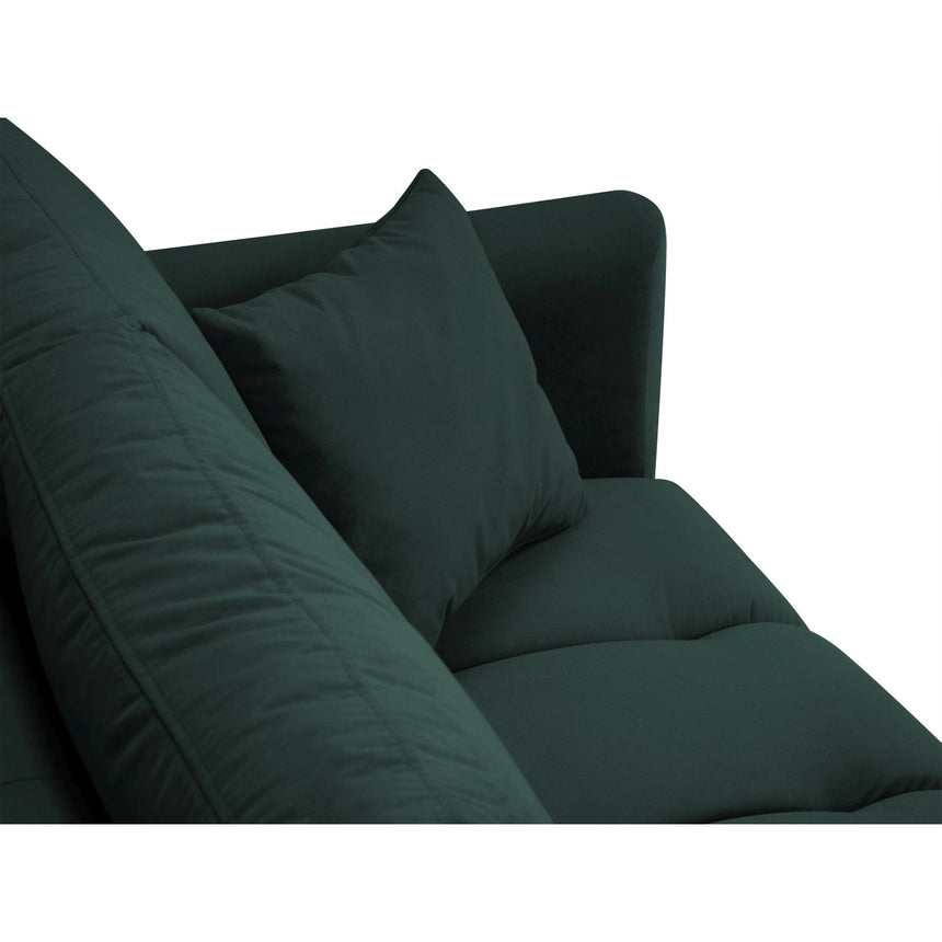 Hastings 3-Sitzer Sofa aus Samt in Flaschengrün (Fancy 39), 220x97x75 cm von Cosmopolitan Design – Bild 6