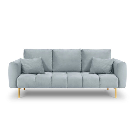 Hastings 3-Sitzer Sofa aus Samt in Hellblau (Fancy 85), 220x97x75 cm von Cosmopolitan Design – Bild 4