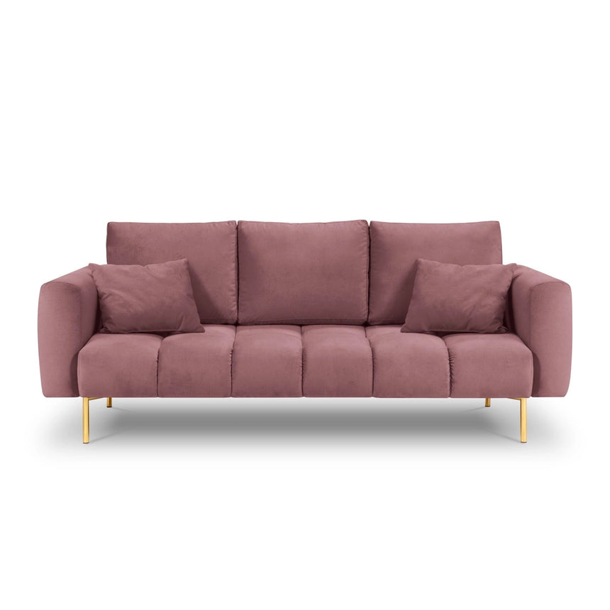 Hastings 3-Sitzer Sofa aus Samt in Rosa (Fancy 63), 220x97x75 cm von Cosmopolitan Design – Bild 4