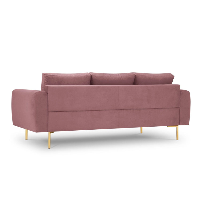 Hastings 3-Sitzer Sofa aus Samt in Rosa (Fancy 63), 220x97x75 cm von Cosmopolitan Design – Bild 5