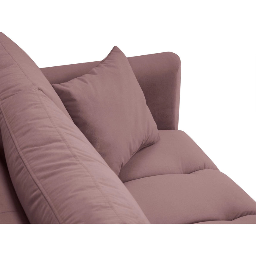 Hastings 3-Sitzer Sofa aus Samt in Rosa (Fancy 63), 220x97x75 cm von Cosmopolitan Design – Bild 6