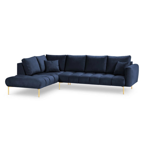 Hastings 5-Sitzer Ecksofa, Linke Seite, aus Samt, 301x216x75 cm von Cosmopolitan Design – Bild 1