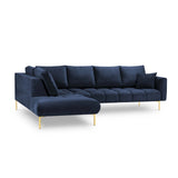 Hastings 5-Sitzer Ecksofa, Linke Seite, aus Samt, 301x216x75 cm von Cosmopolitan Design – Bild 4