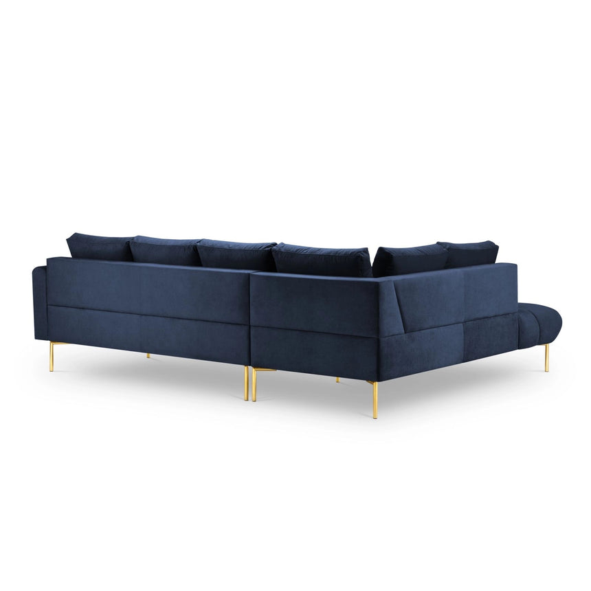 Hastings 5-Sitzer Ecksofa, Linke Seite, aus Samt, 301x216x75 cm von Cosmopolitan Design – Bild 5