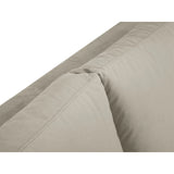 Hastings 5-Sitzer Ecksofa, Linke Seite, aus Samt in Beige (Fancy 06), 301x216x75 cm von Cosmopolitan Design – Bild 8