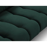 Hastings 5-Sitzer Ecksofa, Linke Seite, aus Samt in Flaschengrün (Fancy 39), 301x216x75 cm von Cosmopolitan Design – Bild 6