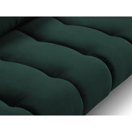 Hastings 5-Sitzer Ecksofa, Linke Seite, aus Samt in Flaschengrün (Fancy 39), 301x216x75 cm von Cosmopolitan Design – Bild 6