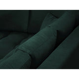 Hastings 5-Sitzer Ecksofa, Linke Seite, aus Samt in Flaschengrün (Fancy 39), 301x216x75 cm von Cosmopolitan Design – Bild 7