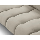 Hastings 5-Sitzer Ecksofa, Rechte Seite, aus Samt in Beige (Fancy 06), 301x216x75 cm von Cosmopolitan Design – Bild 6