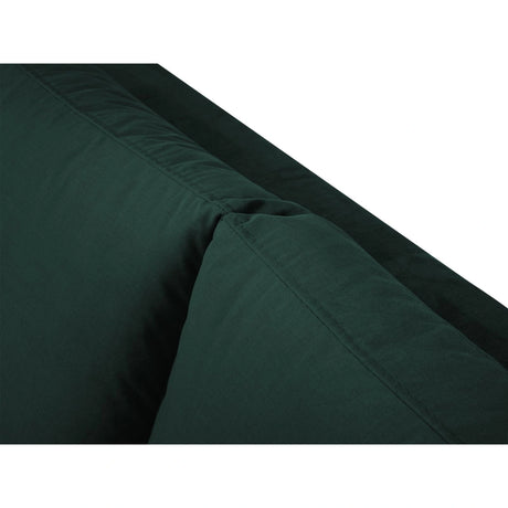 Hastings 5-Sitzer Ecksofa, Rechte Seite, aus Samt in Flaschengrün (Fancy 39), 301x216x75 cm von Cosmopolitan Design – Bild 8