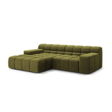 Hawaii 2-Sitzer Ecksofa, Linke Seite, aus Samt in Pistazie (Magic Velvet 2294), 240x160 cm von Cosmopolitan Design – Bild 4