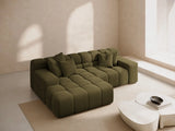 Hawaii 2-Sitzer Ecksofa, Linke Seite, aus Strukturierter Stoff in Grün (Moly 38), 240x160 cm von Cosmopolitan Design – Bild 2