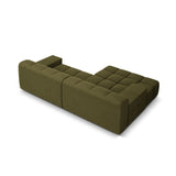 Hawaii 2-Sitzer Ecksofa, Linke Seite, aus Strukturierter Stoff in Grün (Moly 38), 240x160 cm von Cosmopolitan Design – Bild 5