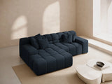 Hawaii 2-Sitzer Ecksofa, Linke Seite, aus Strukturierter Stoff in Königsblau (Moly 79), 240x160 cm von Cosmopolitan Design – Bild 2