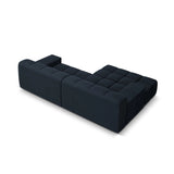 Hawaii 2-Sitzer Ecksofa, Linke Seite, aus Strukturierter Stoff in Königsblau (Moly 79), 240x160 cm von Cosmopolitan Design – Bild 5