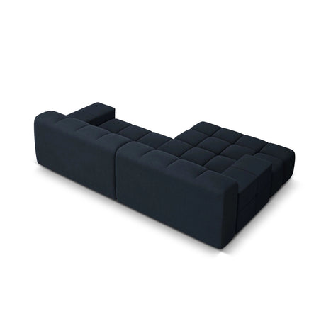 Hawaii 2-Sitzer Ecksofa, Linke Seite, aus Strukturierter Stoff in Königsblau (Moly 79), 240x160 cm von Cosmopolitan Design – Bild 5
