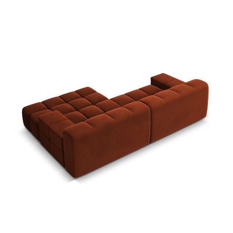 Hawaii 2-Sitzer Ecksofa, Rechte Seite, aus Samt in Auburn (Magic Velvet 2285), 240x160 cm von Cosmopolitan Design – Bild 5