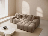Hawaii 2-Sitzer Ecksofa, Rechte Seite, aus Samt in Cappuccino (Magic Velvet 2284), 240x160 cm von Cosmopolitan Design – Bild 2