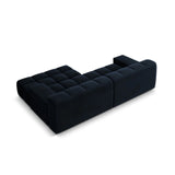 Hawaii 2-Sitzer Ecksofa, Rechte Seite, aus Samt in Marineblau (Magic Velvet 2211), 240x160 cm von Cosmopolitan Design – Bild 5