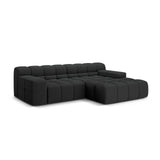Hawaii 2-Sitzer Ecksofa, Rechte Seite, aus Strukturierter Stoff in Anthrazit (Moly 97), 240x160 cm von Cosmopolitan Design – Bild 4