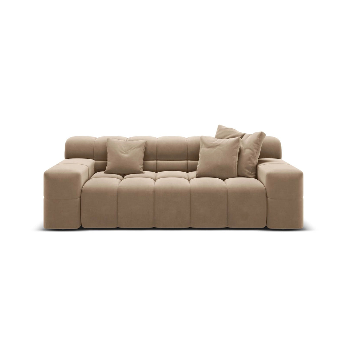 Hawaii 2-Sitzer Sofa aus Samt in Cappuccino (Magic Velvet 2284), 210x100x75 cm von Cosmopolitan Design – Bild 1