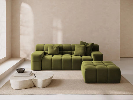 Hawaii 2-Sitzer Sofa aus Samt in Pistazie (Magic Velvet 2294), 210x100x75 cm von Cosmopolitan Design – Bild 2