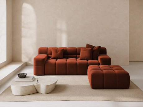 Hawaii 2-Sitzer Sofa aus Samt in Rotbraun (Magic Velvet 2285), 210x100x75 cm von Cosmopolitan Design – Bild 2