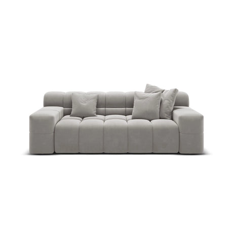 Hawaii 2-Sitzer Sofa aus Samt in Silber (Magic Velvet 2218), 210x100x75 cm von Cosmopolitan Design – Bild 1
